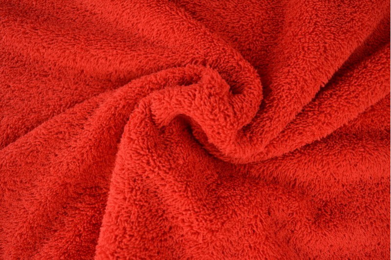 Baumwollfrottee Frottee rot
